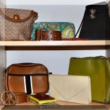 H08. Handbags and belts. 